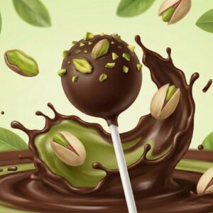CakePop Chocolat - Pistache